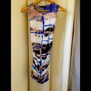 Gypsy05 Bamboo Shirred Mini Dress Small